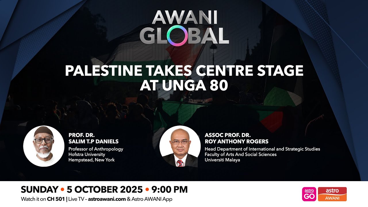 AWANI Global: Palestine takes centre stage at UNGA 80