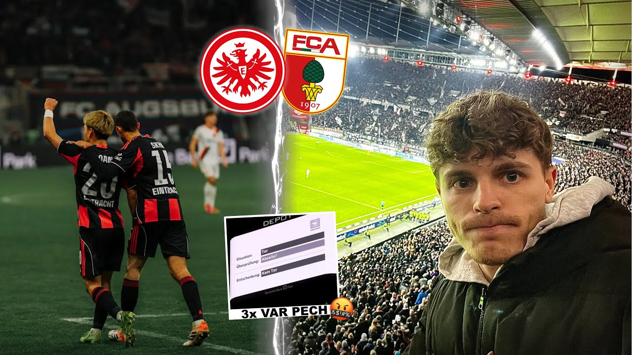 SCHEI** VAR 🤬 Stadionvlog Eintracht Frankfurt - FC Augsburg | Bundesliga | Tico's Block