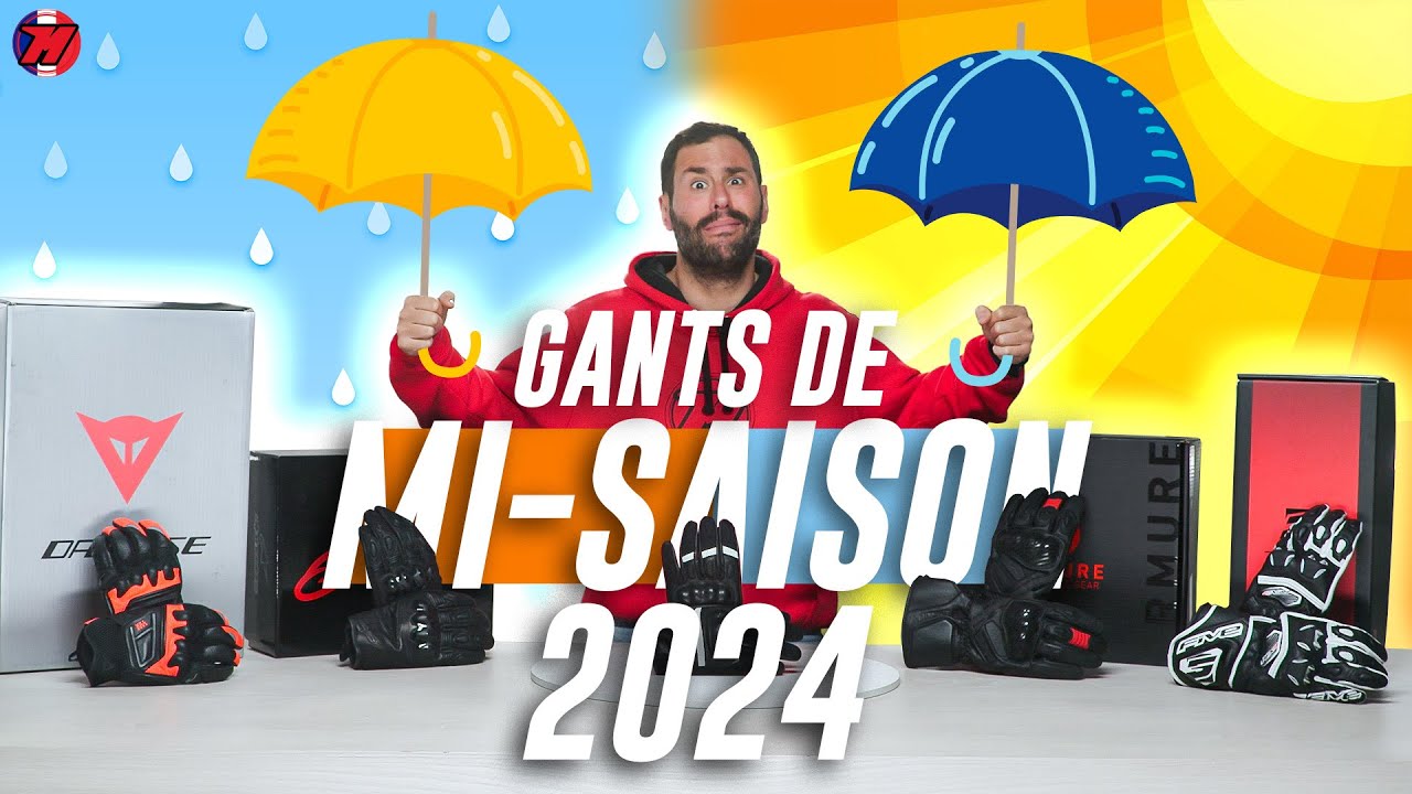 Top MEILLEURS GANTS MOTO pour la MI-SAISON ☀️🌧️