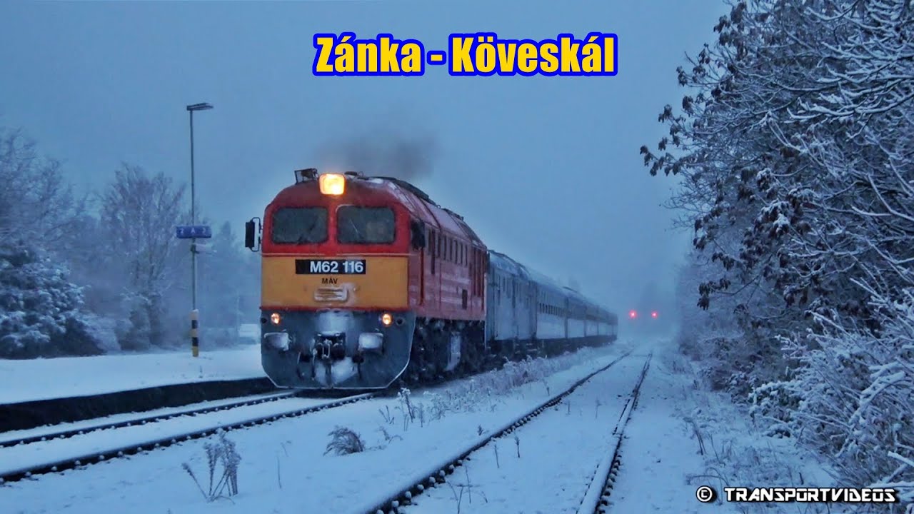 2025.11.22.- Retr&oacute; h&eacute;tv&eacute;ge a vas&uacute;ton; T&eacute;li Balatonk&ouml;r Expressz Szergejjel (M62 116) Z&aacute;nka-K&ouml;vesk&aacute;lon