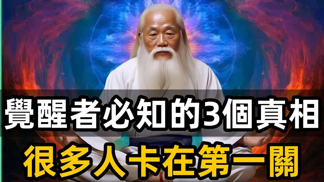 99%人都忽略的3個覺醒真相，顛覆你對人生的所有認知（覺醒必看）#覺醒