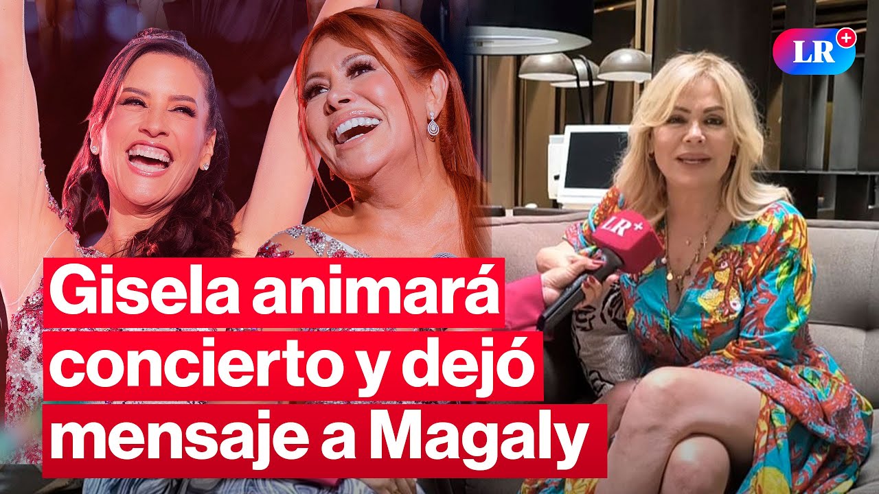 🔴 Gisela Valcárcel anima concierto y deja mensaje a Magaly Medina | #EnVivoLR
