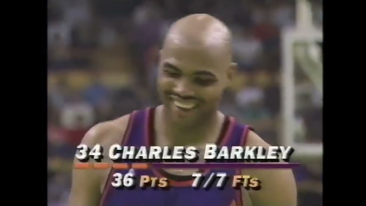 Charles Barkley (MVP Season) - 37 points, 11 rebounds, 6 assists vs. Celtics