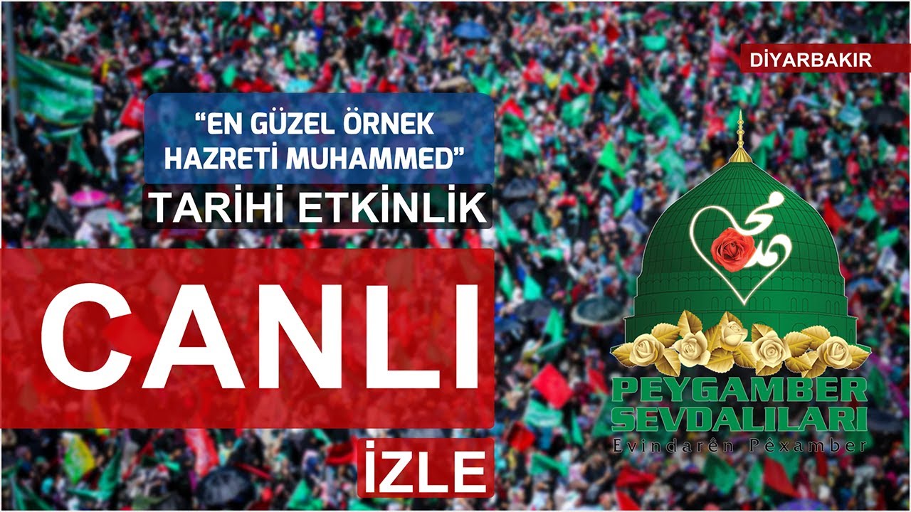 Diyarbakır Mevlid-i Nebi Etkinliği 2023 #RehberTV | #Canlı