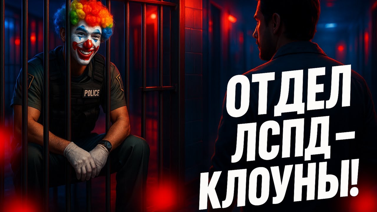 ПОПАЛ в ОТДЕЛ КЛОУНОВ LSPD В ГТА 5 РП / MAJESTIC RP