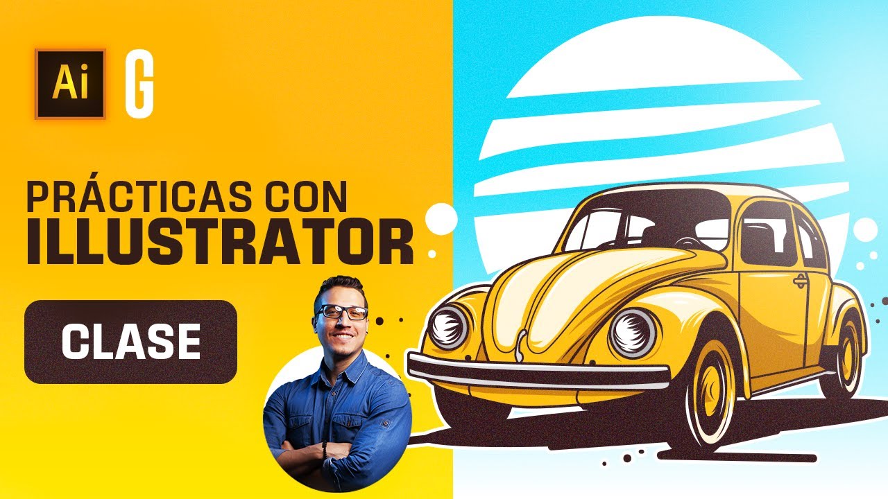 Illustrator Tutorial | Prácticas con Illustrator: Ilustración desde Fotografía Paso a Paso | Clase