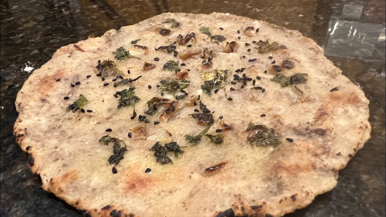 Millet Naan | Sorghum (Jowar) Garlic Naan | Jowar Naan | Millet bread | Gluten Free | Weight loss