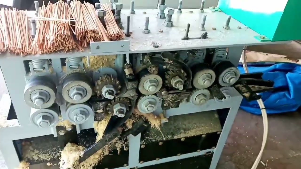 mesin tusuk sate slicer planer tabrak ruas