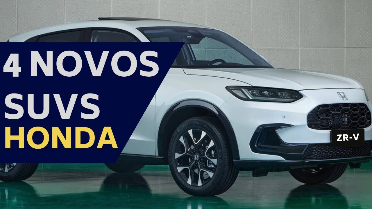 LAN&Ccedil;AMENTOS NO BRASIL 4 NOVOS SUVS HONDA
