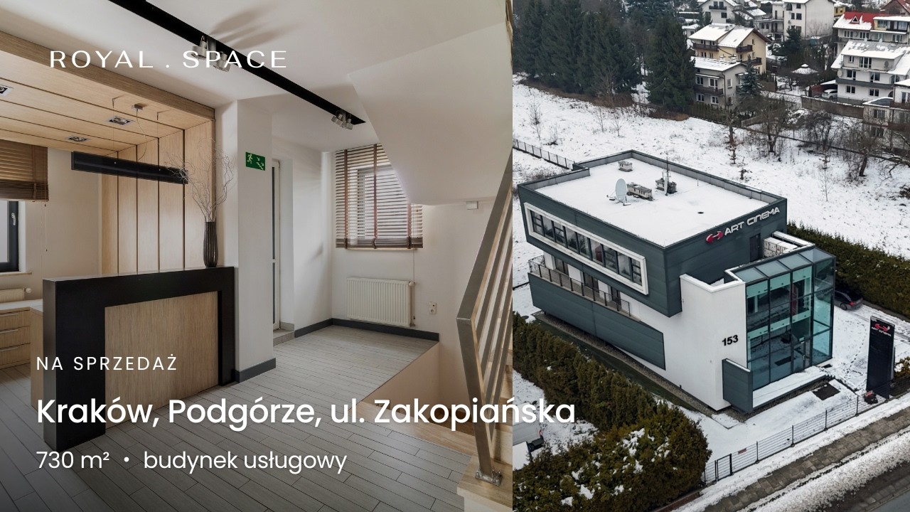 NA SPRZEDAŻ | Budynek usługowy przy ulicy Zakopiańskiej | 730 m²