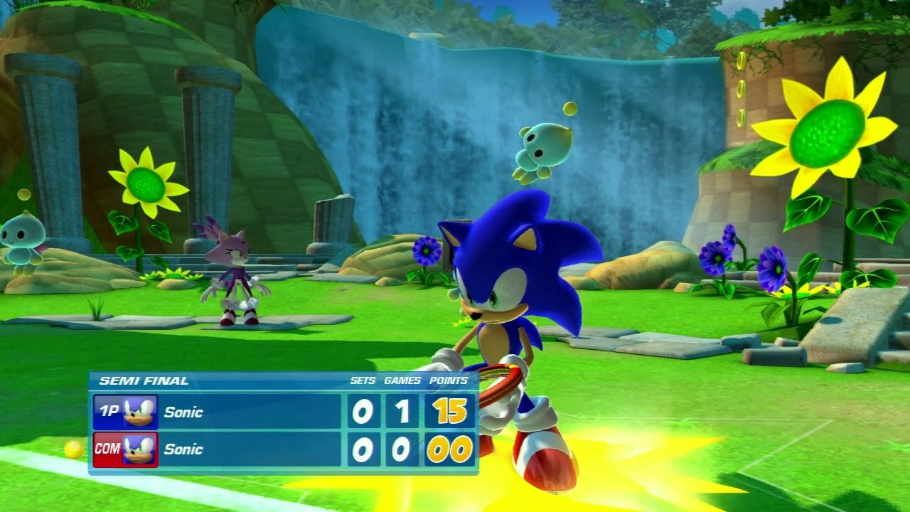 Sega Superstars Tennis (PS3) Режим Superstars: Sonic The Hedgehog: Турнир в одиночном разряде (AAA)