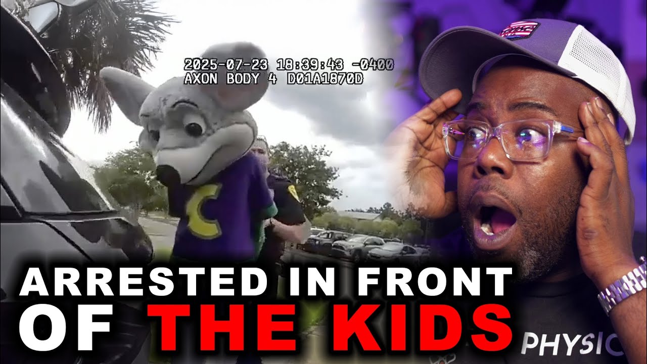 Chuck E. Cheese MASCOT vs. Police — The Wildest Arrest of 2025