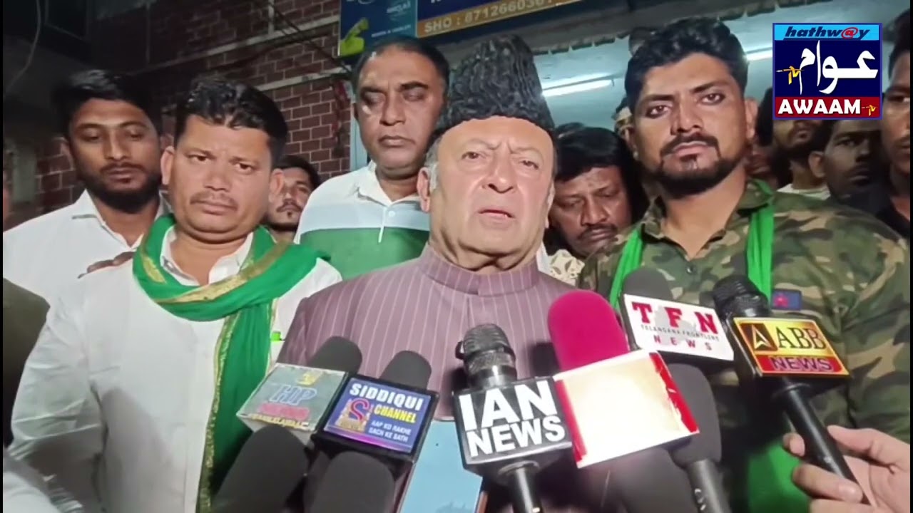 Hyderabad Lal Derwaza kay Qareeb MIM Maharastra kay Leader's Per Ashrar ka Hamla..