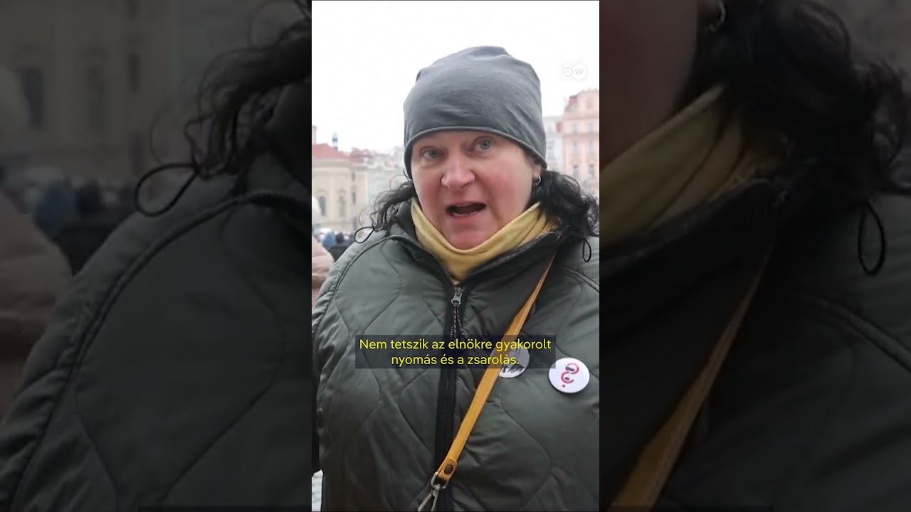 T&uuml;ntet&eacute;s Pr&aacute;g&aacute;ban a &bdquo;megzsarolt&rdquo; cseh eln&ouml;k mellett