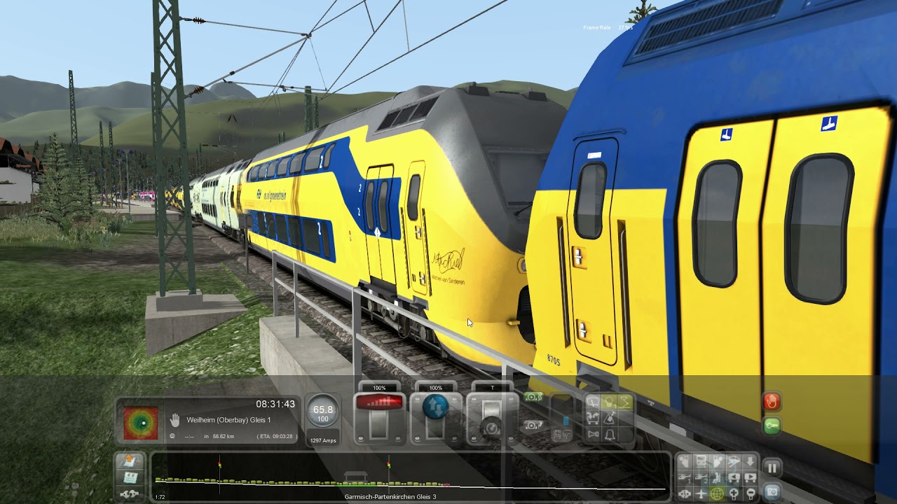 Virm Vertrekt Uit Train Simulator