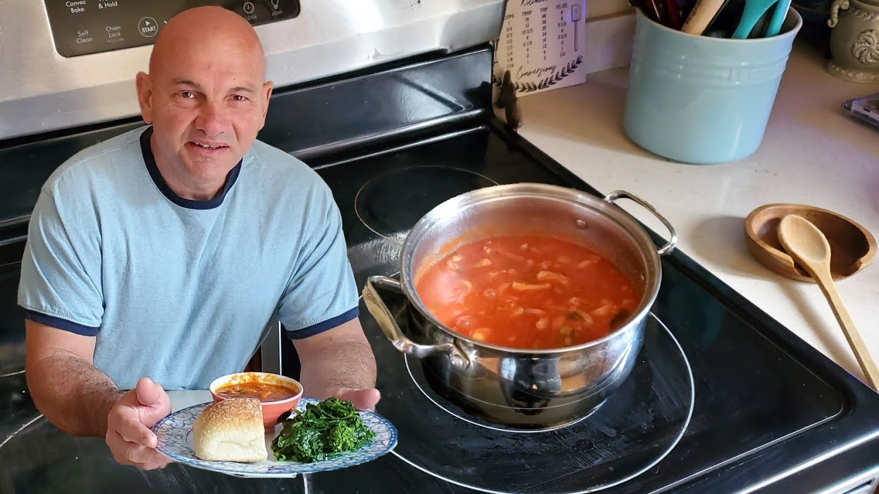 Tripe Stewed in Tomato Sauce with Beef Neck Bone | Cow Stomach | Italian Peasant Dish Recipe