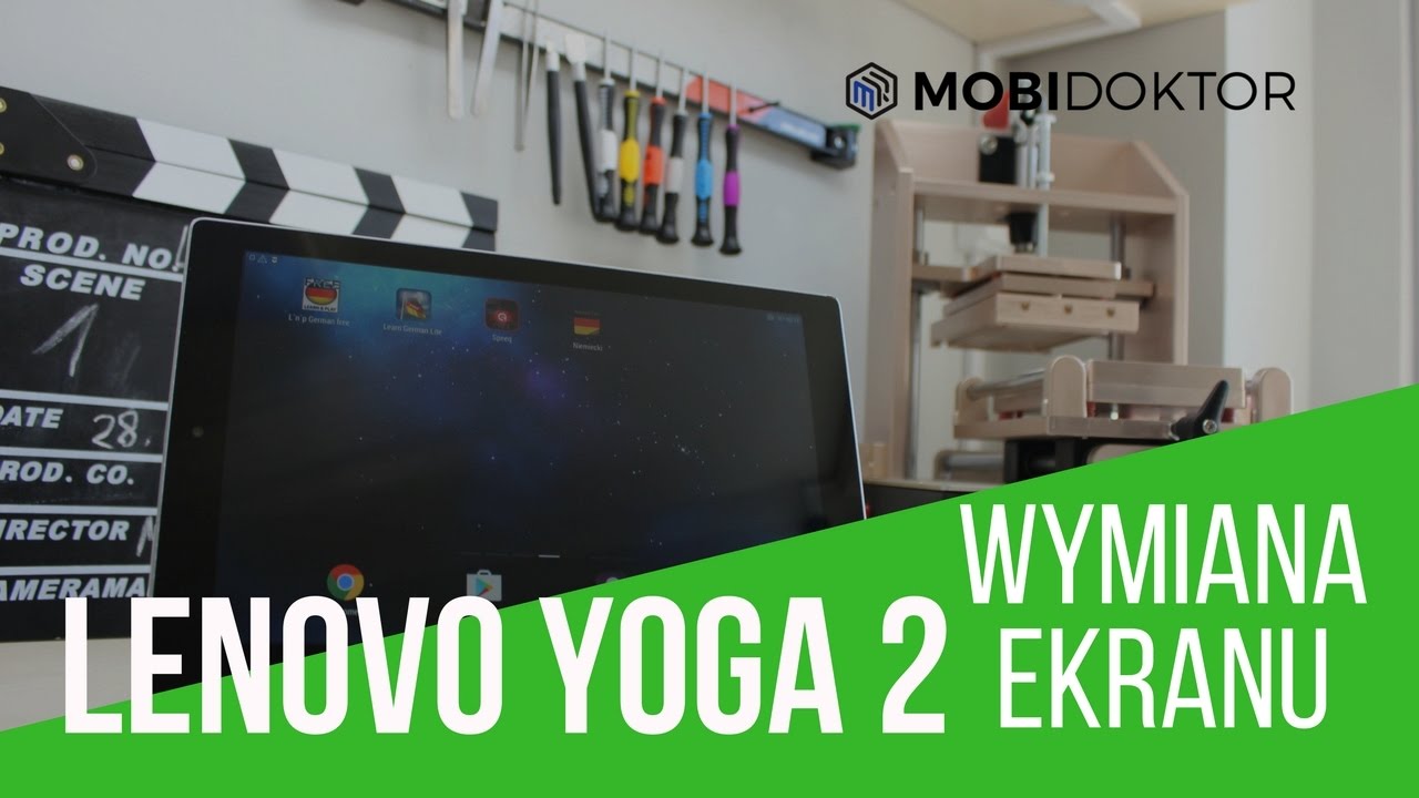 Wymieniamy Ekran w Lenovo Yoga 2 10 cali! [Mobidoktor]