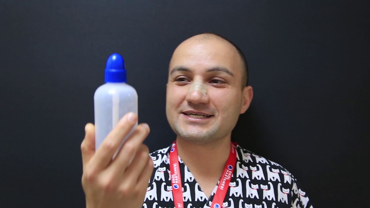 BURUN ESTETİĞİ SONRASI TUZLU SU (OKYANUS SUYU) KULLANIMI- #burunestetiği #rinoplasti - #muğla KBB