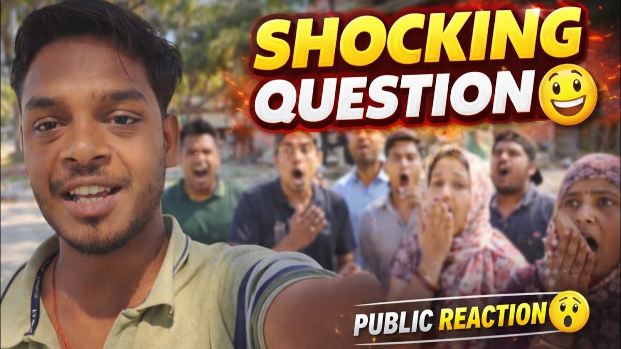 SHOCKING QUESTION 😁 | Public Reaction Gone Crazy 😮 | Street Interview Vlog