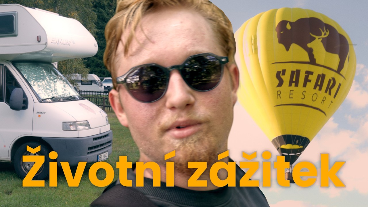 Poprvé v balónu: 1000 metrů nad karavanem 🚐🎈