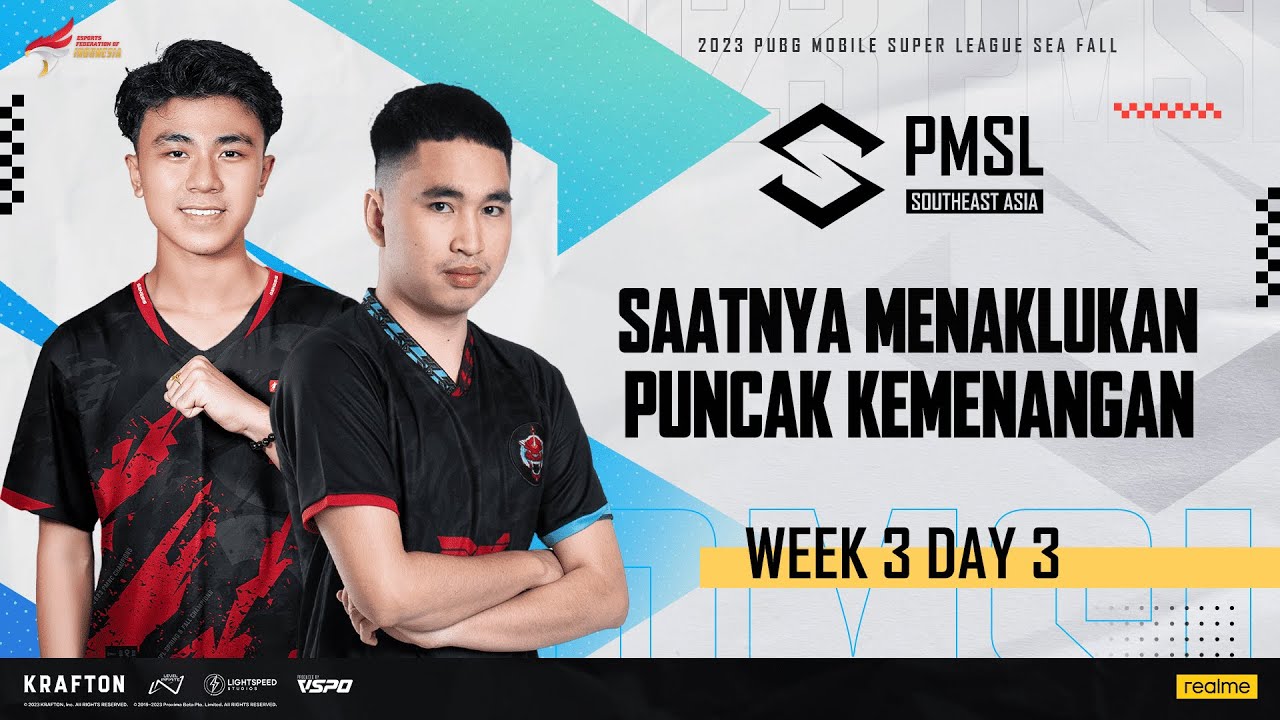 [ID] 2023 PMSL SEA W3D3 | Fall | MINGGU TERAKHIR BABAK LIGA TELAH DIMULAI!