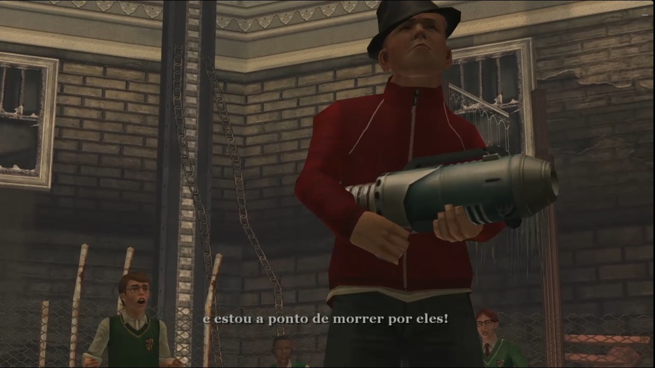 Bully #11 porradaria com o mascote da escola. Sem comentários