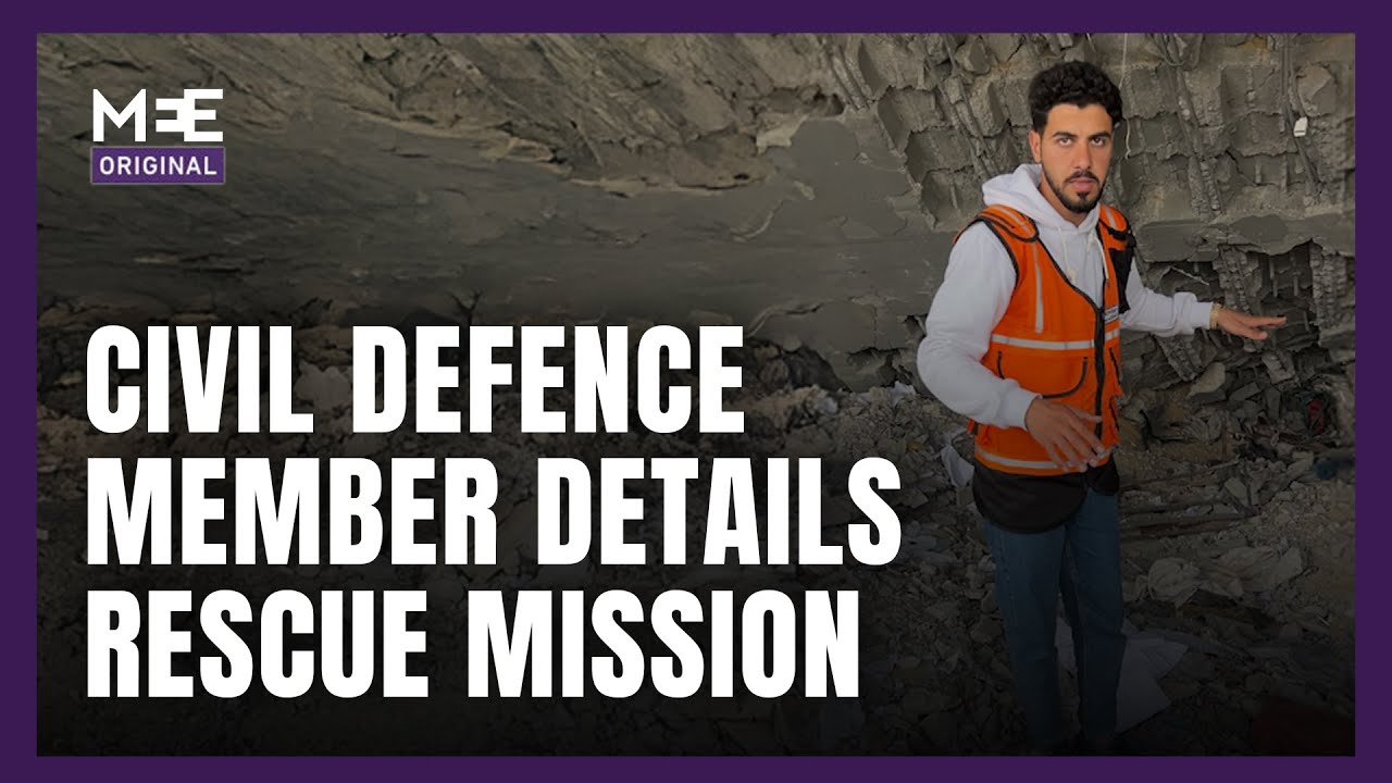 'Truck loaded with headless children': Civil defence worker recounts rescue mission in Gaza school