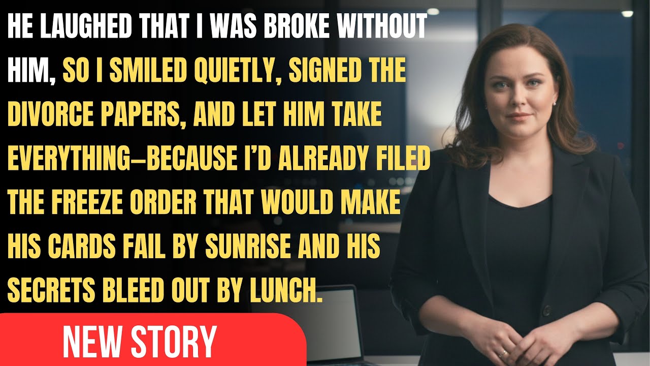 My Husband Took Everything in the Divorce—I Let Him, and That Was My Quiet Revenge