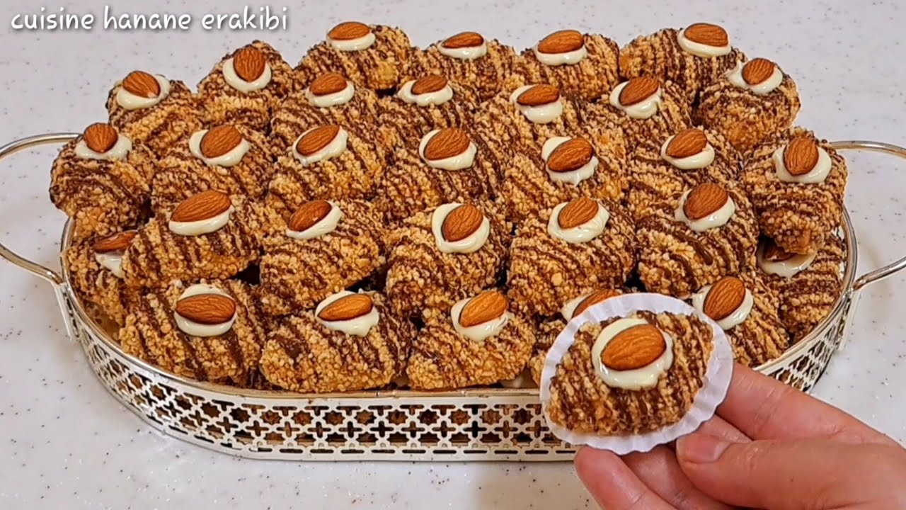 حلويات العيد 2024 / حلوة سهلة وسريعة إقتصادية بكمية كثيرة بمكونات بسيطة حضريها فرمشة عين😇