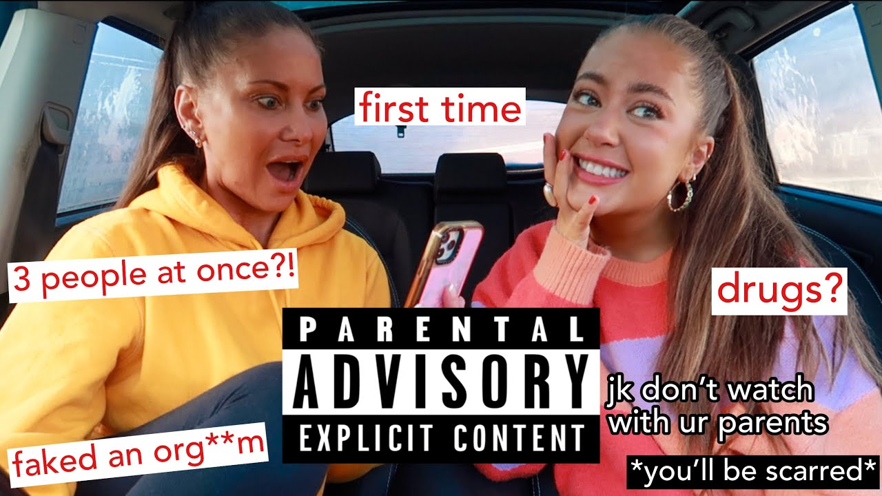 my mum asking me UNCOMFORTABLE questions *help*