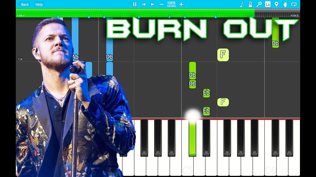 Imagine Dragons - Burn Out Piano Tutorial EASY (Origins) Piano Cover