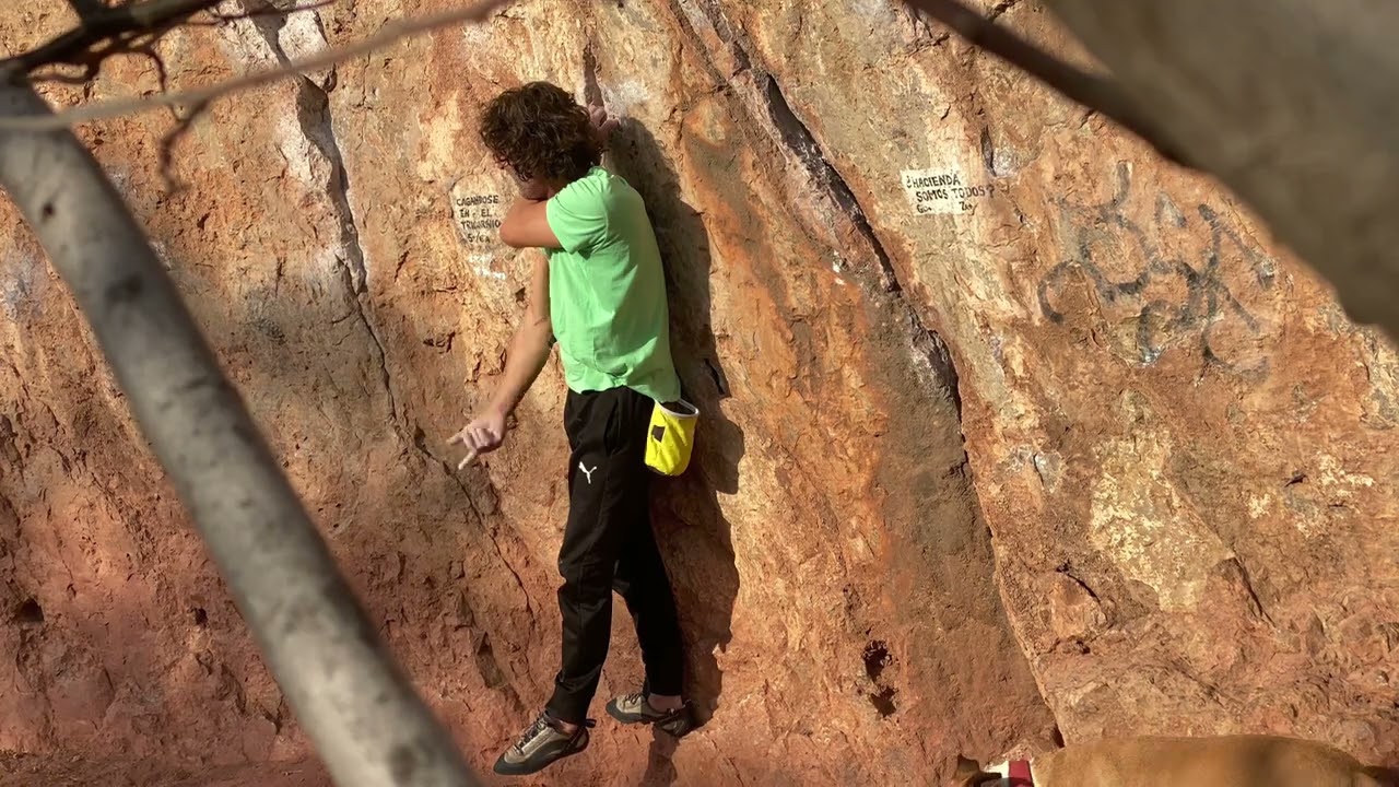Boulder travesía Talón de Aquiles 8a
