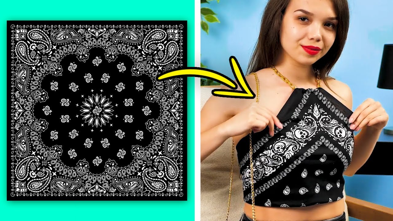 32 DICAS CRIATIVAS DE MODA || MACETES FÁCEIS COM ROUPAS E IDEIAS CASEIRAS
