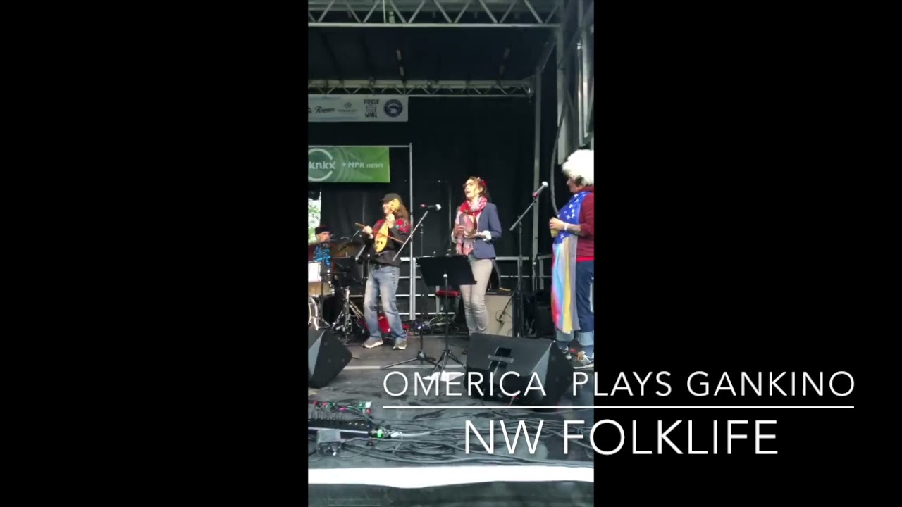 Omerica playing Gankino at folklife