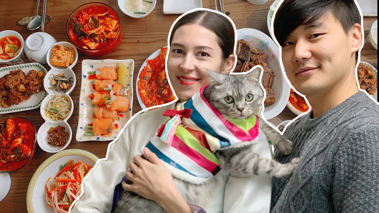 LUNAR NEW YEAR | What did we do? [국제커플] 새해 복 많이 받으세요!