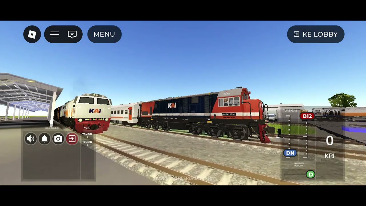 Dinas parcel malah dc#incorails #roblox 