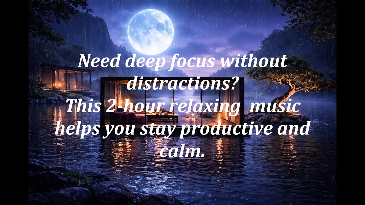 2 Hours of Deep Focus Music for Productivity & Relaxation | No Distractions