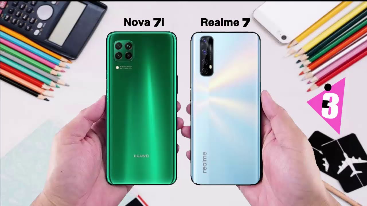 مقارنه بين ريلمي 7 ونوفا 7 اي | realmr 7 vs nova 7i