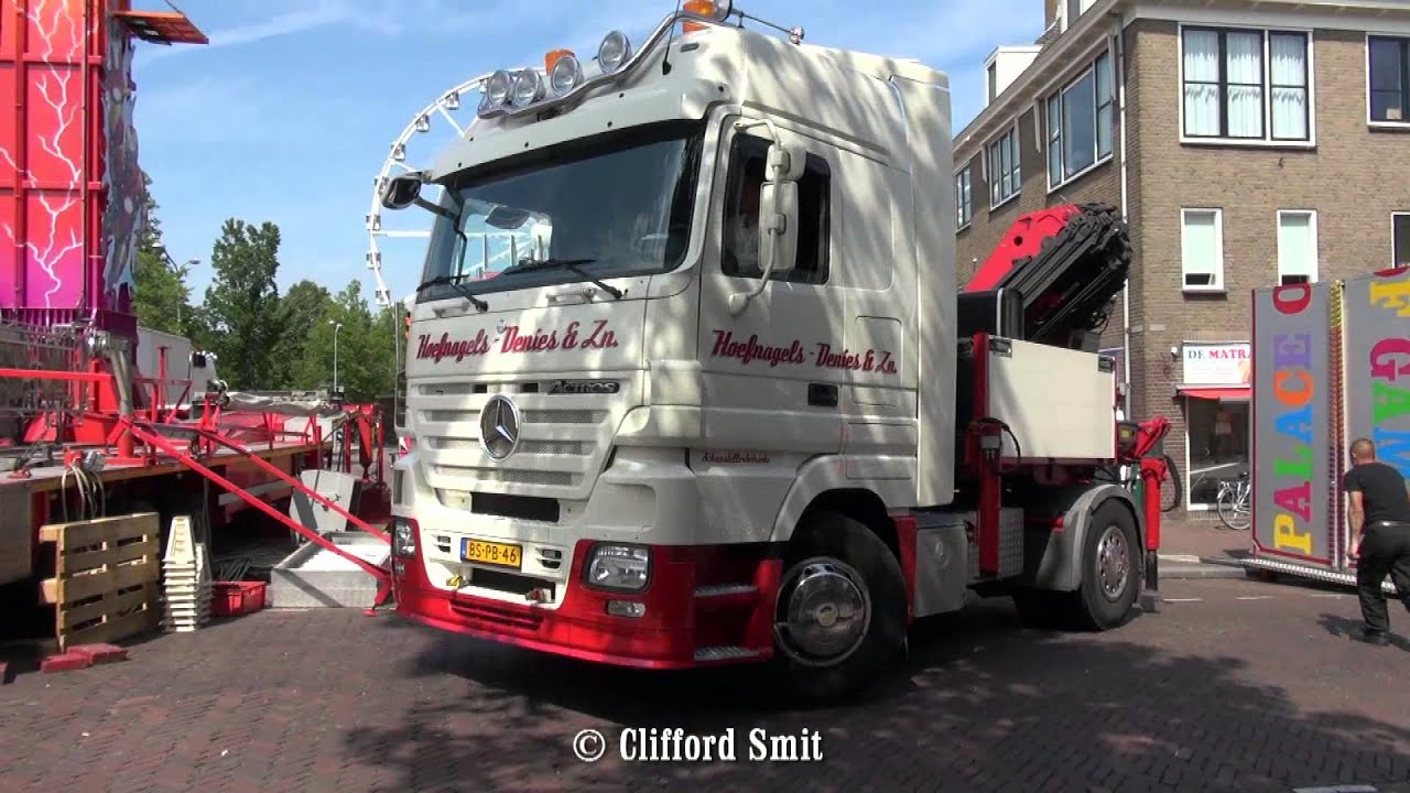 Kermis Hoorn 2015 Transport en opbouw Deel 5