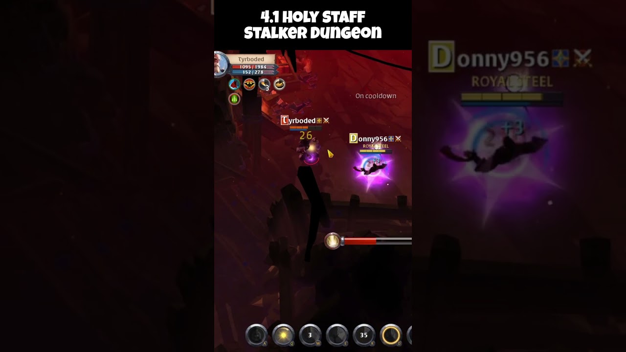 4.1 Holy Staff Solo PvP Stalker Corrupted Dungeons | Albion Online #gaming