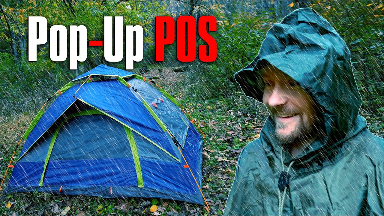 Honestly, I Didn't Expect This - Extremus Instant Pop Up Camping Tent - Test Night