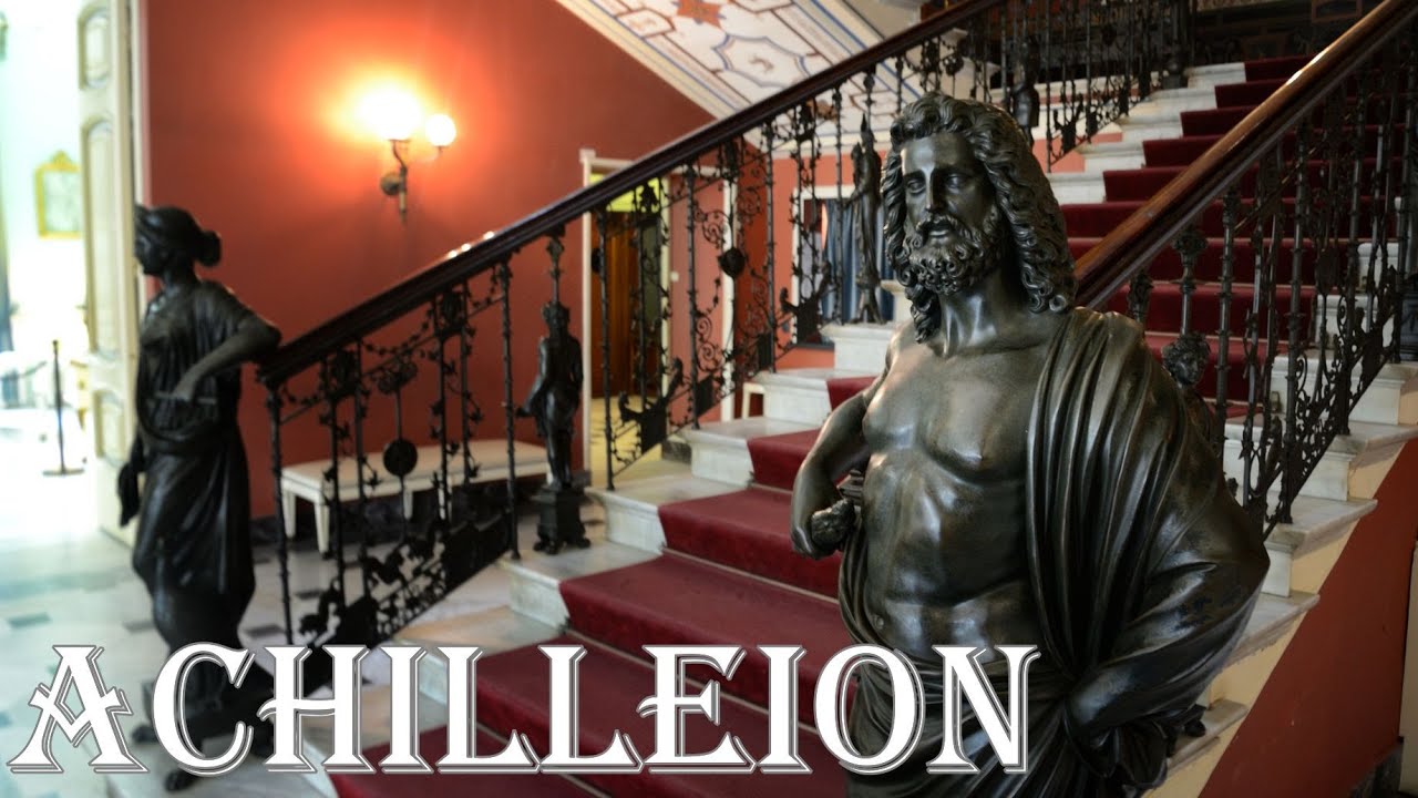 Корфу - Ахиллеон, дворец принцессы Сиси. Achilleion Museum Corfu.