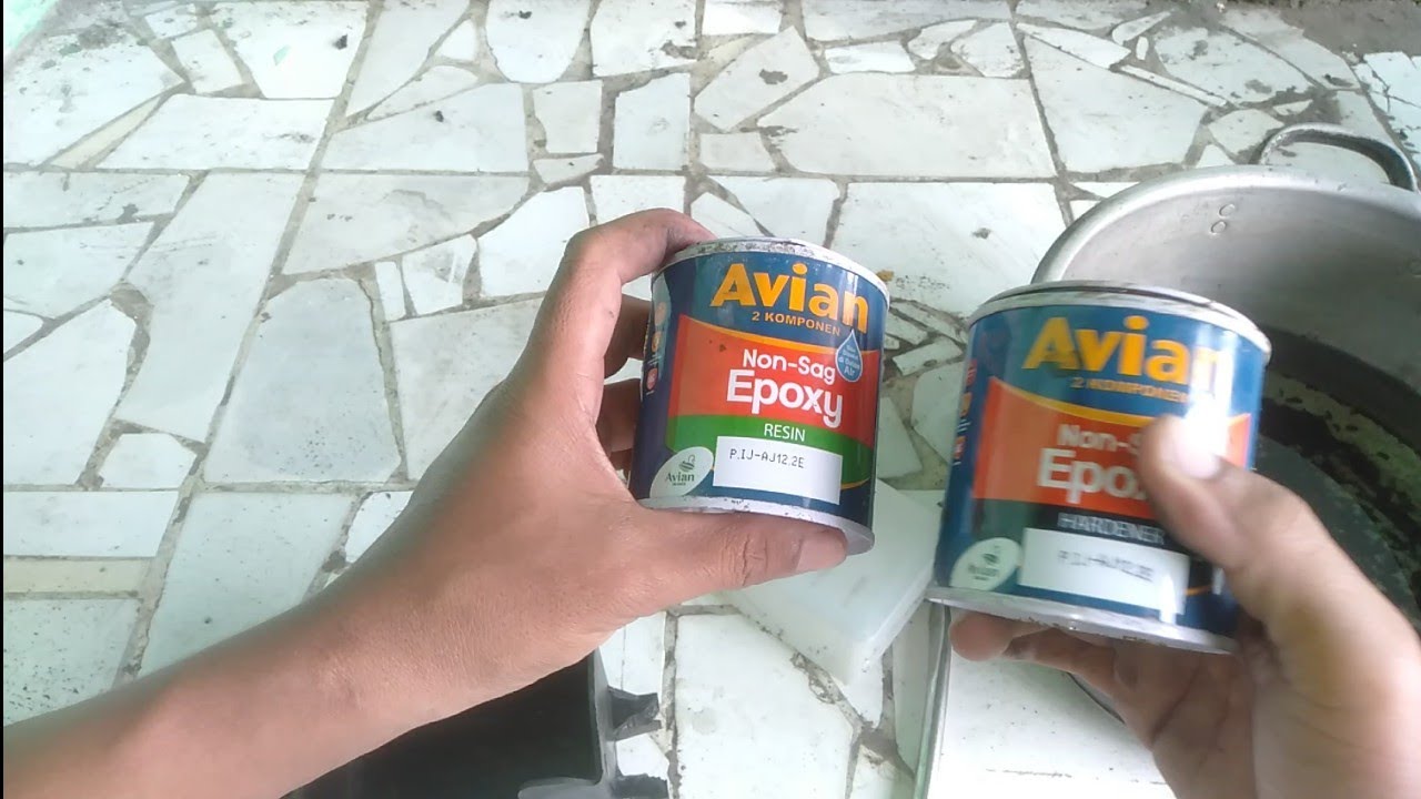 cara pakai lem kapal atau lem epoxy