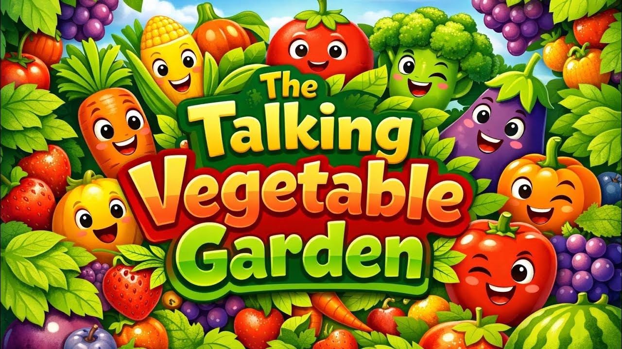 🌱 The Talking Vegetable Garden | Kids Moral Story | Healthy Eating for Kids