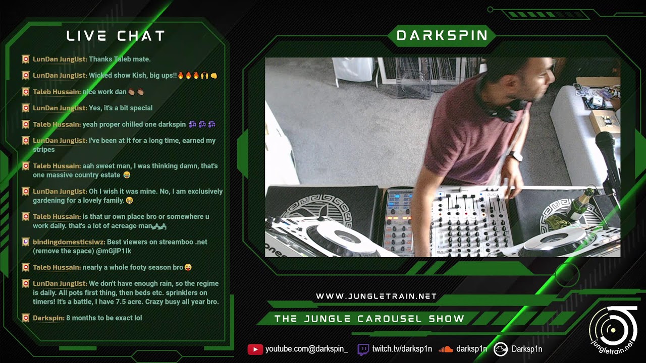 The Jungle Carousel Show #93 with Darkspin 9th July 2025