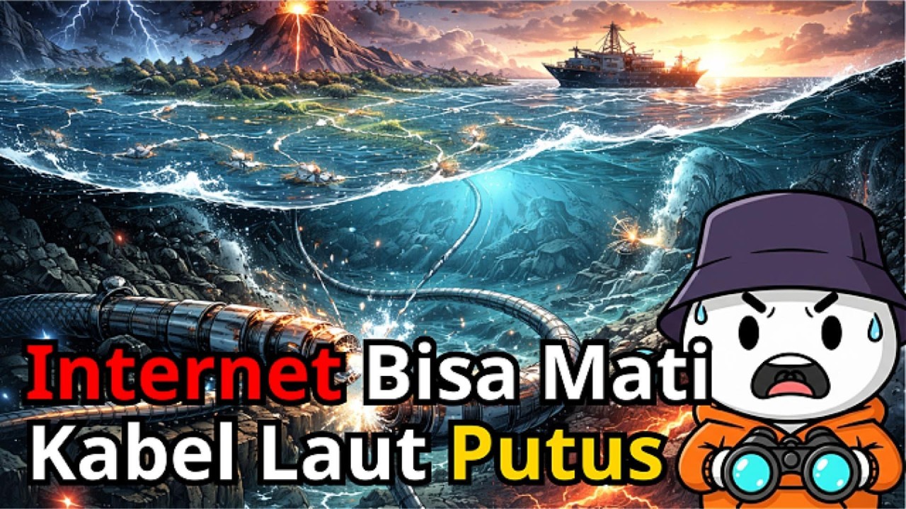 Internet Dunia Bertumpu di Indonesia: Kabel Bawah Laut vs Cincin Api Pasifik
