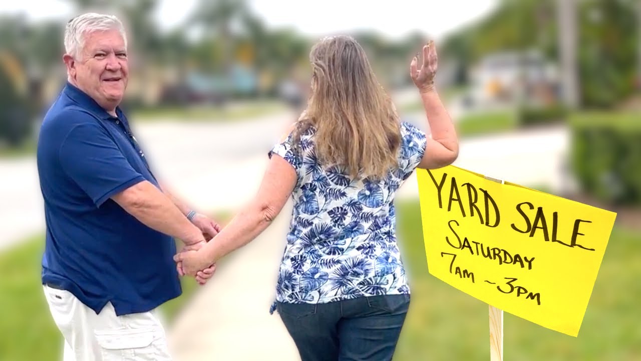 We Took My Mom & Dad To 14 Garage Sales to Find Stuff to Flip on eBay!