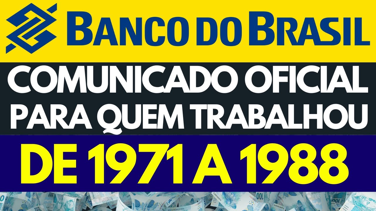 BANCO DO BRASIL CONVOCA TRABALHADORES PARA RECEBER BOLADA DO PASEP / DECISÃO DA JUSTIÇA!