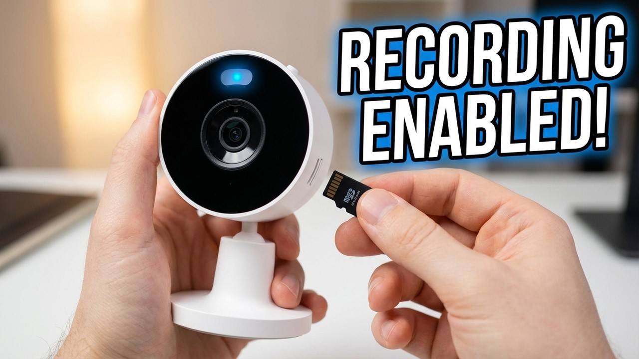 Xiaomi Smart Camera C100: How to Insert Memory SD Card