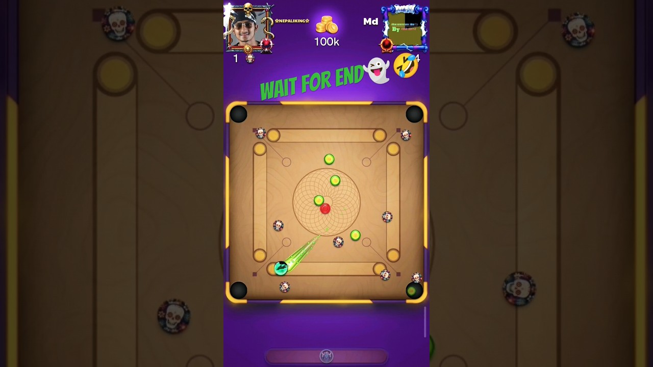 Bitaim ka foul🤣🍌👻gameplay@Ar.Gamingarjun#carrompool#youtubegaming#shortvideo#viralvideos#trending